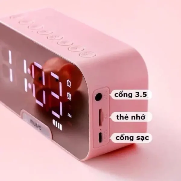 Loa bluetooth đồng hồ đa chức năng, loa nghe nhạc